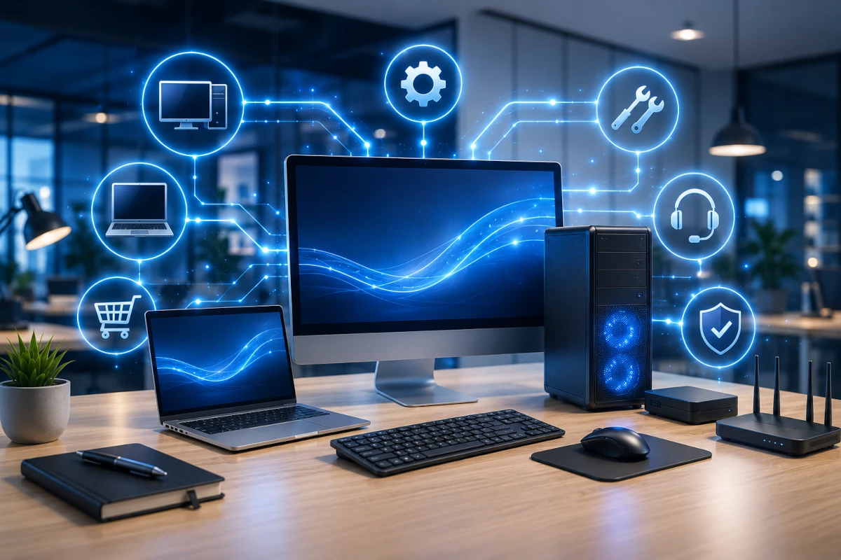 Conseil et installation d’un poste informatique adapté aux besoins du client