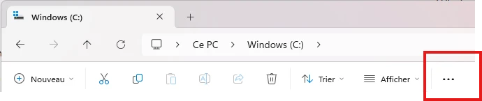 Ouvrir l'Explorateur de fichiers Windows