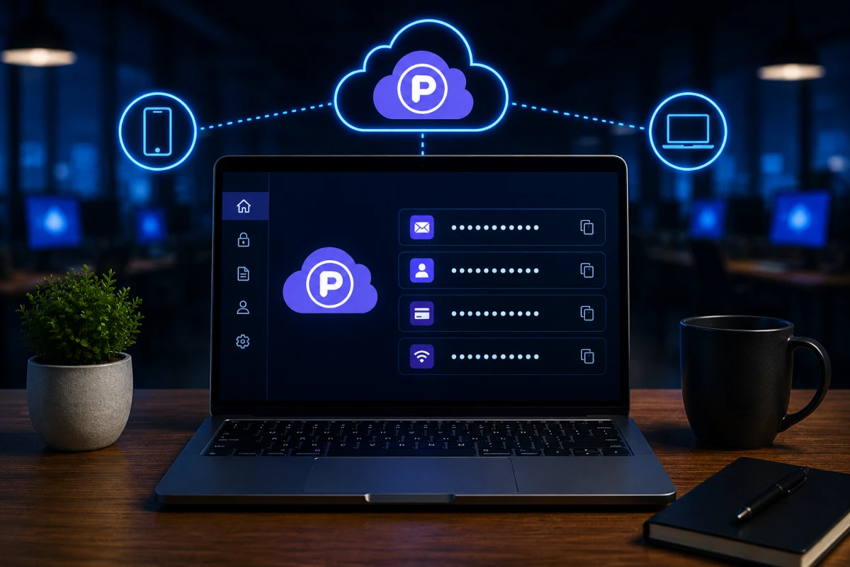Illustration de pCloud Pass