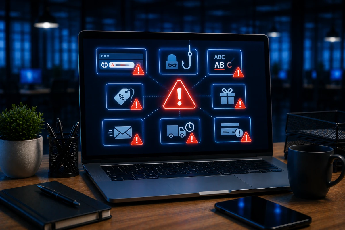 Signes d'alerte d'un faux site Internet