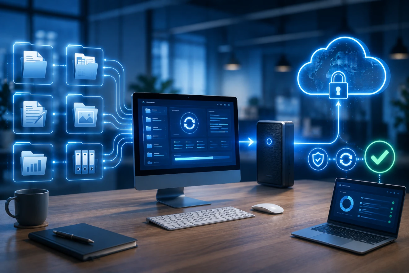 Sauvegarde des données locale et cloud avec supervision